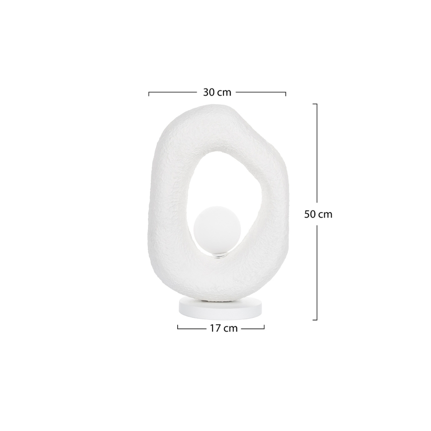 Brilagi - Stolová lampa WABI SABI 1xG9/8W/230V biela