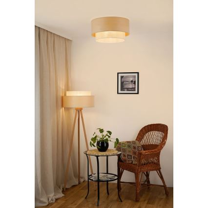 Brilagi - Stropné svietidlo ARIZONA BOHO 1xE27/15W/230V pr. 45 cm béžová