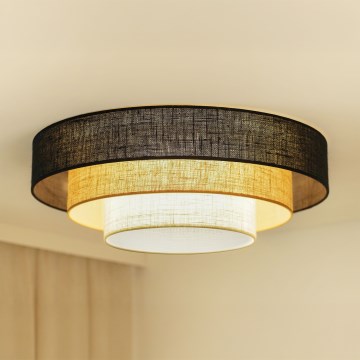 Brilagi - Stropné svietidlo ASPEN LUNETA LED/12W/230V pr. 60 cm 3000K/4000K/6400K čierna/béžová/krémová
