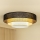 Brilagi - Stropné svietidlo ASPEN LUNETA LED/12W/230V pr. 60 cm 3000K/4000K/6400K čierna/béžová/krémová