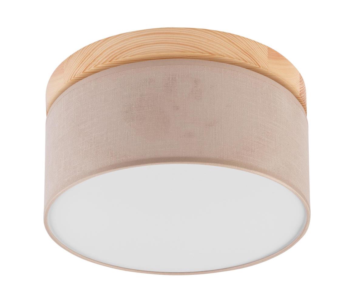 Brilagi Brilagi - Stropné svietidlo BELLADONNA 1xE27/15W/230V pr. 30 cm béžová/borovica