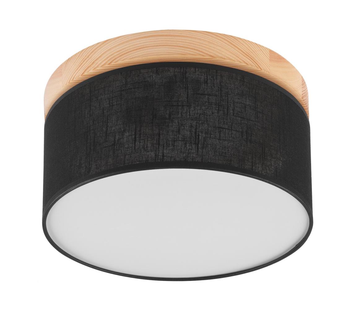 Brilagi Brilagi - Stropné svietidlo BELLADONNA 1xE27/15W/230V pr. 30 cm čierna/borovica