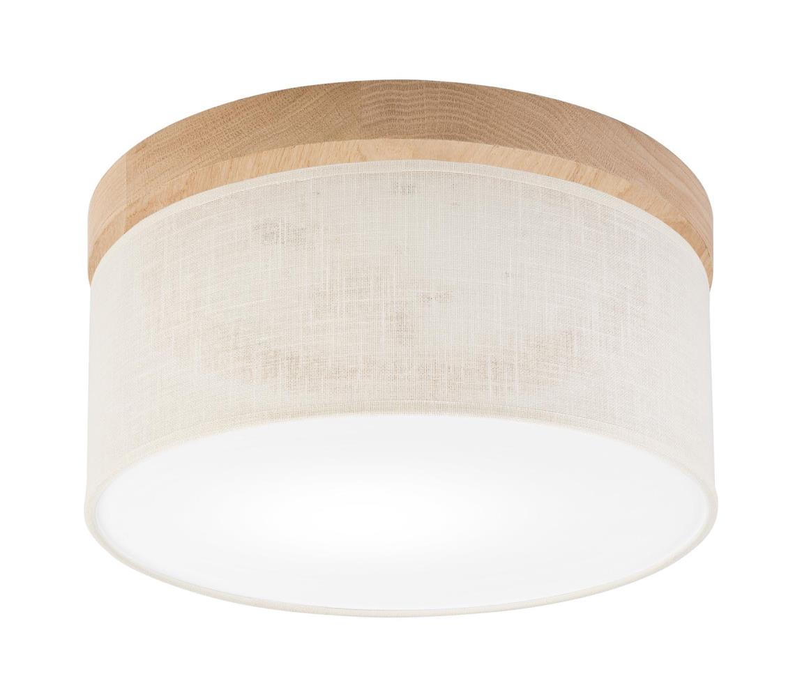 Brilagi Brilagi - Stropné svietidlo BELLADONNA 1xE27/15W/230V pr. 30 cm krémová/dub
