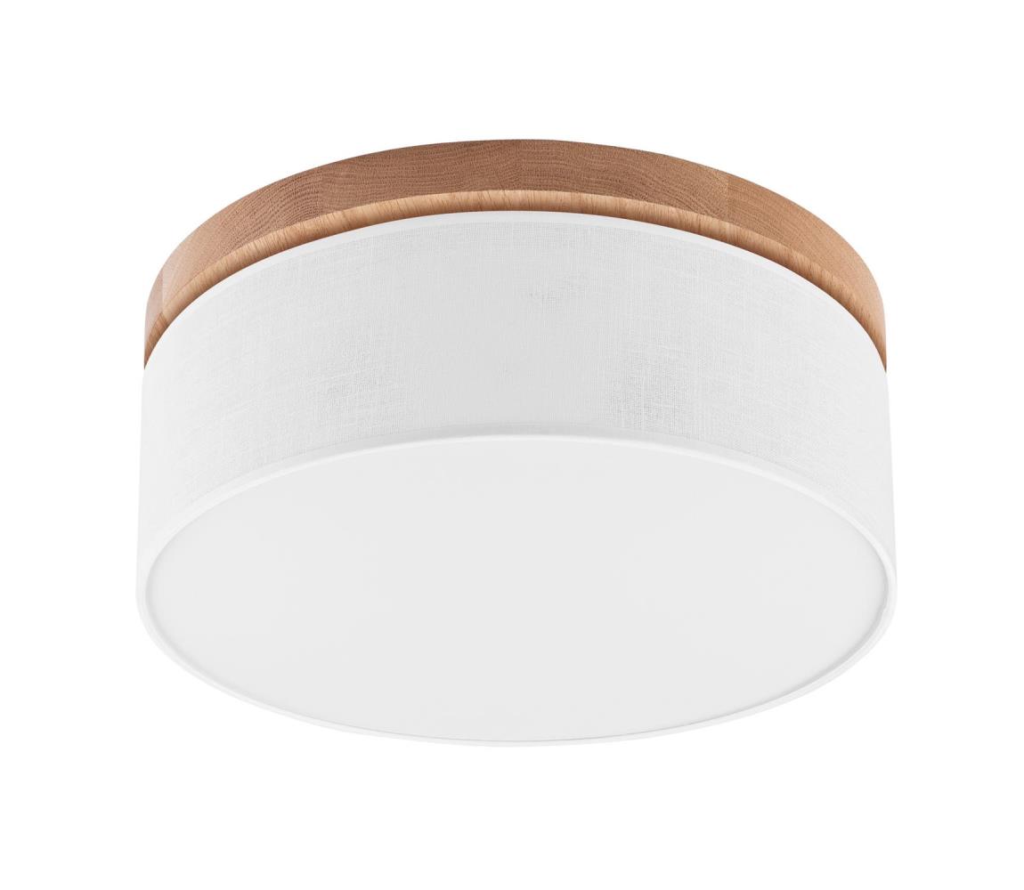 Brilagi Brilagi - Stropné svietidlo BELLADONNA 2xE27/15W/230V pr. 40 cm biela/dub