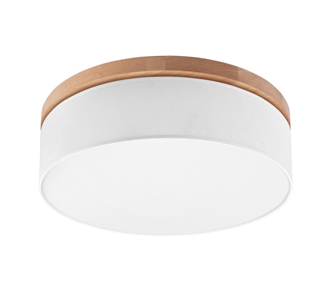 Brilagi Brilagi - Stropné svietidlo BELLADONNA 3xE27/15W/230V pr. 50 cm biela/dub