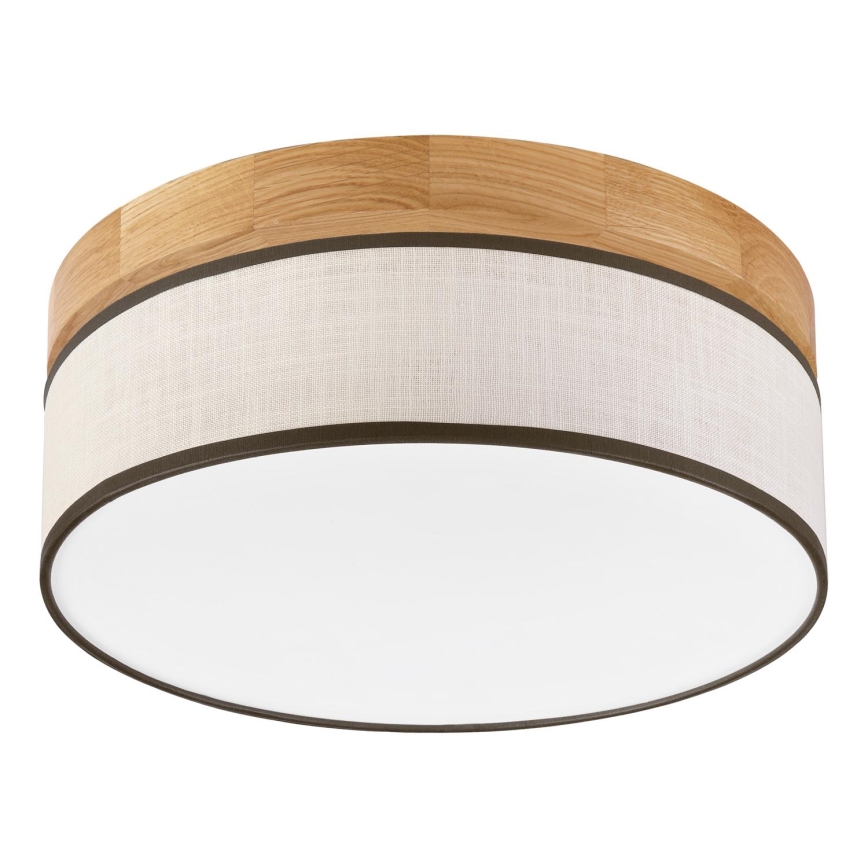 Brilagi - Stropné svietidlo BELLADONNA LED/20W/230V pr. 30 cm krémové/dubové