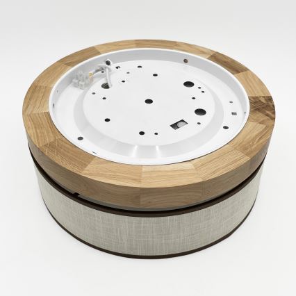 Brilagi - Stropné svietidlo BELLADONNA LED/20W/230V pr. 30 cm krémové/dubové