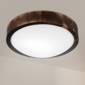 Brilagi - Stropné svietidlo CARVALHO SLIM SMOKEY 1xE27/60W/230V, dubové, priemer 27,5 cm