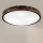 Brilagi - Stropné svietidlo CARVALHO SLIM SMOKEY 3xE27/60W/230V, dub, priemer 47,5 cm