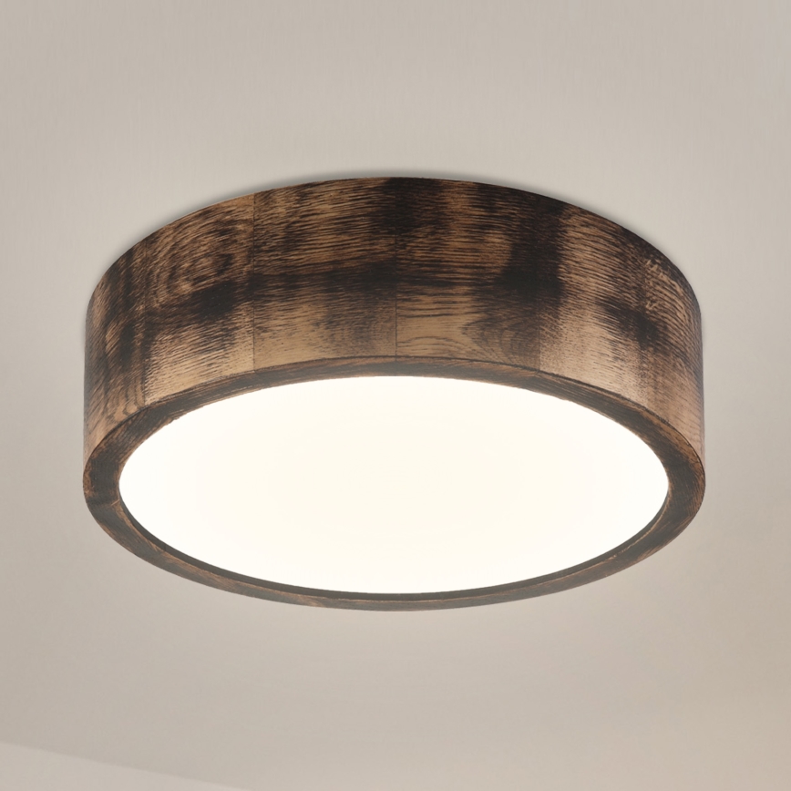 Brilagi - Stropné svietidlo CARVALHO SMOKEY 1xE27/60W/230V dub pr. 27,5 cm