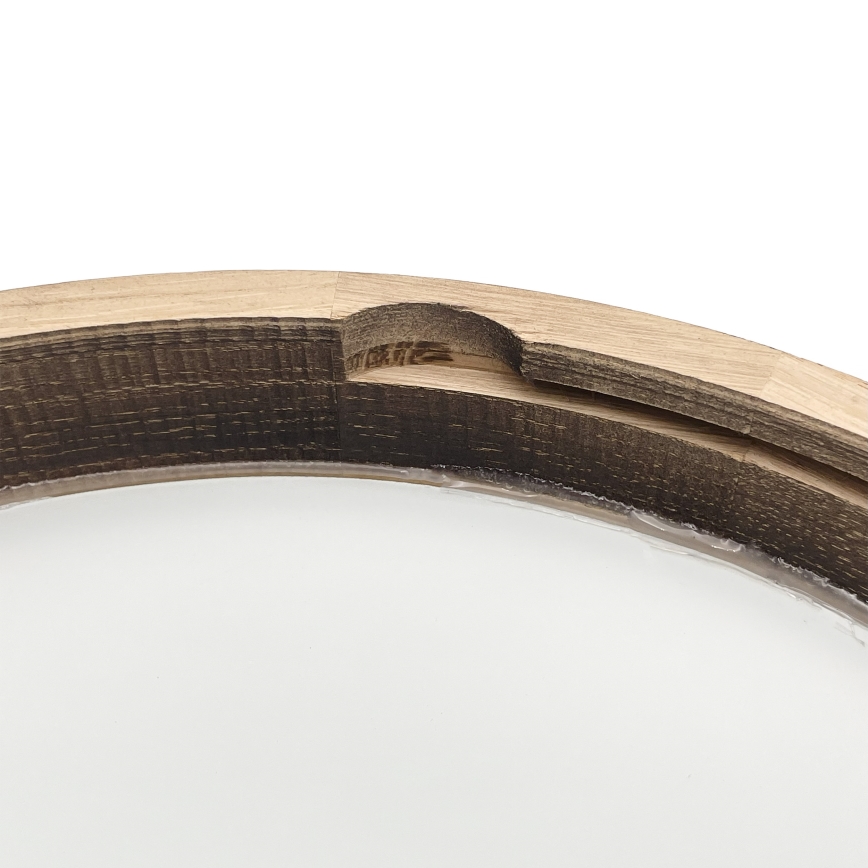 Brilagi - Stropné svietidlo CARVALHO SMOKEY 3xE27/15W/230V, dub, priemer 47,5 cm