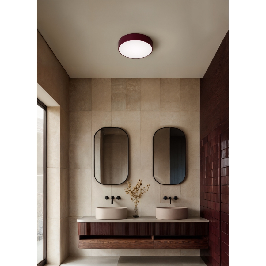 Brilagi - Stropné svietidlo CLARE 3xE27/24W/230V pr. 40 cm bordové