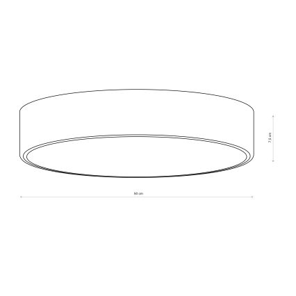 Brilagi - Stropné svietidlo CLARE 4xE27/24W/230V pr. 50 cm bordové