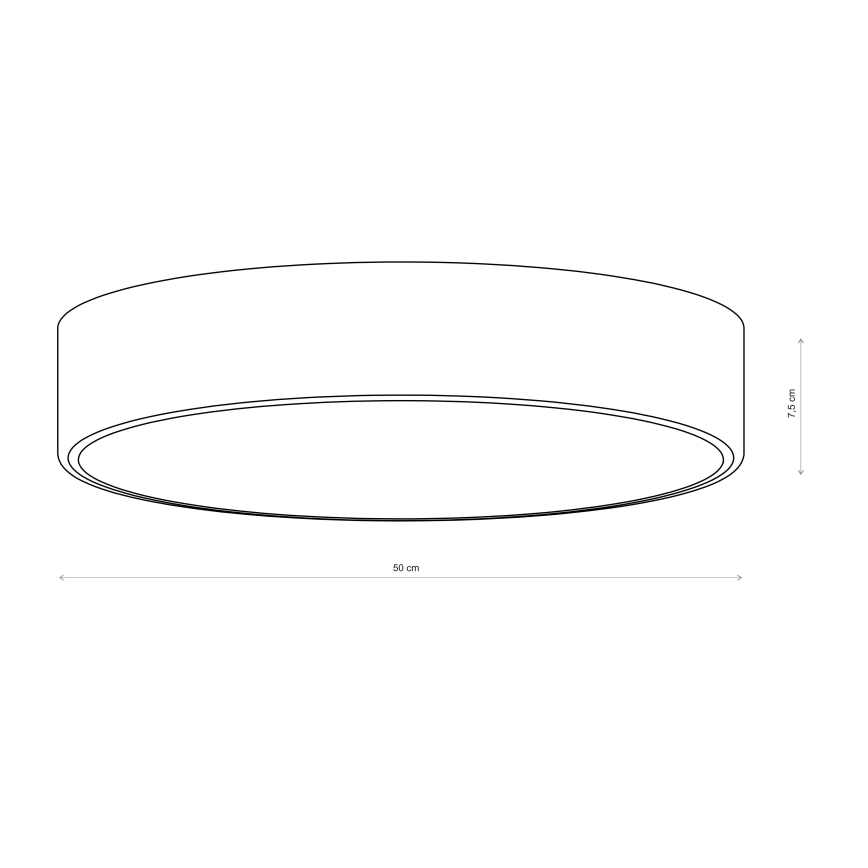 Brilagi - Stropné svietidlo CLARE 4xE27/40W/230V priemer 50 cm ružové