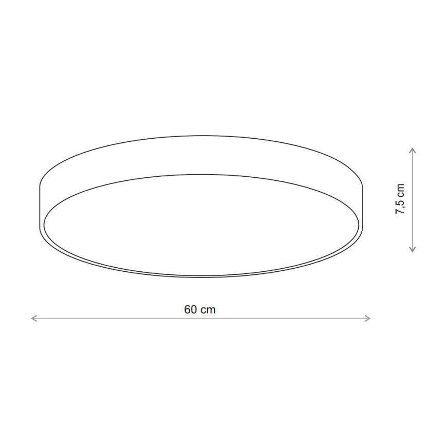 Brilagi - Stropné svietidlo CLARE 5xE27/24W/230V pr. 60 cm béžová