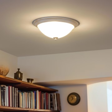 Brilagi - Stropné svietidlo CLASSIC 3xE27/60W/230V krémová/patina