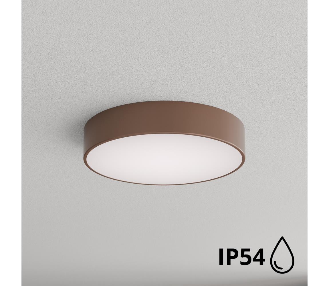Brilagi - Stropné svietidlo do kúpeľne CLARE 3xE27/24W/230V priemer 40 cm IP54 hnedé 8590828040415