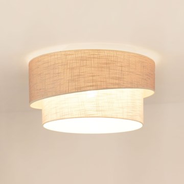 Brilagi - Stropné svietidlo DOVER SHINE 1xE27/15W/230V pr. 50 cm šedá/krémová