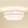 Brilagi - Stropné svietidlo DOVER SPACE LED/12W/230V pr. 50 cm 3000K/4000K/6400K šedá/krémová