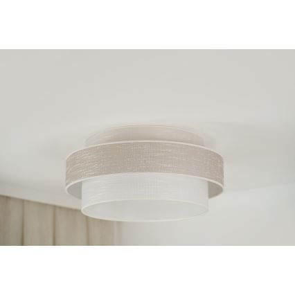 Brilagi - Stropné svietidlo DOVER SPACE LED/12W/230V pr. 50 cm 3000K/4000K/6400K šedá/krémová