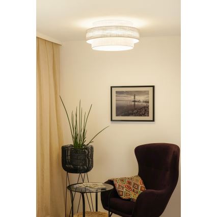 Brilagi - Stropné svietidlo DOVER SPACE LED/12W/230V pr. 50 cm 3000K/4000K/6400K šedá/krémová