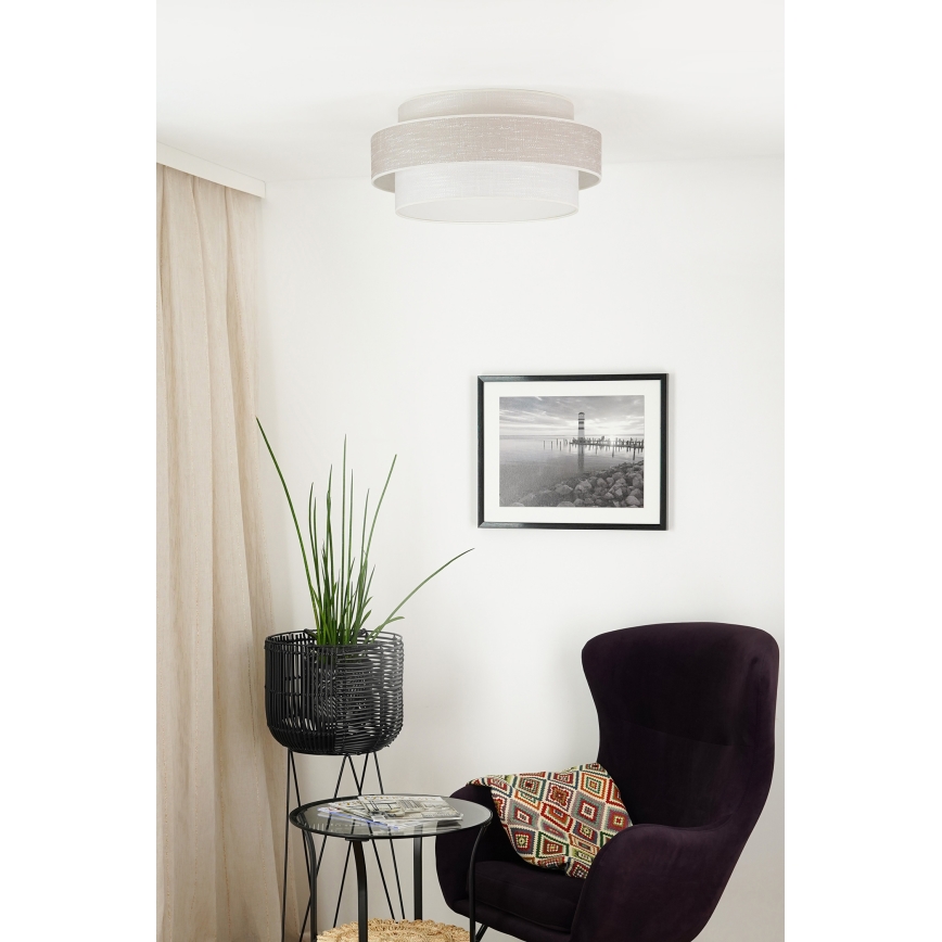 Brilagi - Stropné svietidlo DOVER SPACE LED/12W/230V pr. 50 cm 3000K/4000K/6400K šedá/krémová