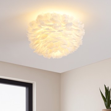 Brilagi - Stropné svietidlo FEATHER 3xE27/40W/230V pr. 40 cm biele