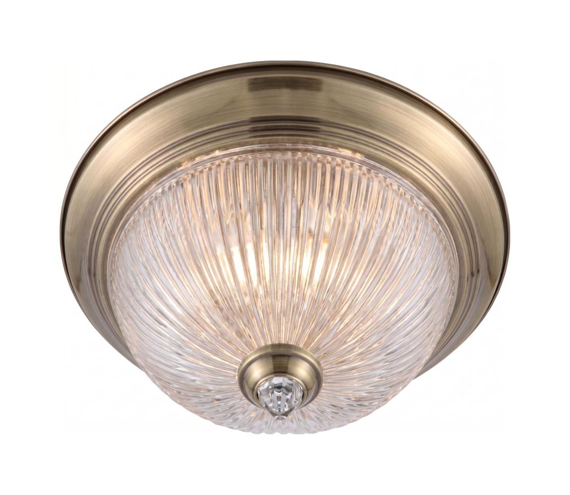 Brilagi - Stropné svietidlo FRESCO 2xE27/40W/230V pr. 28 cm lesklý chróm BRSX6002/2C-6-AB/FR