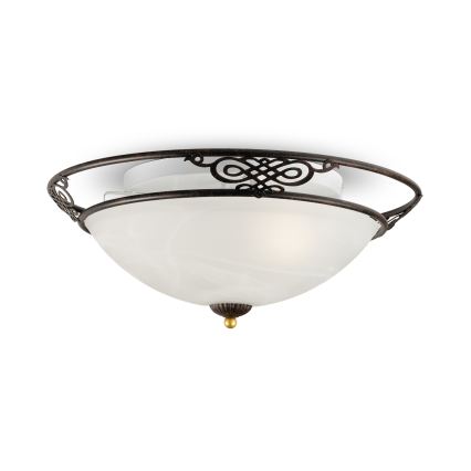 BRILAGI - Stropné svietidlo FRESCO 2xE27/40W/230V pr. 43 cm hnedé