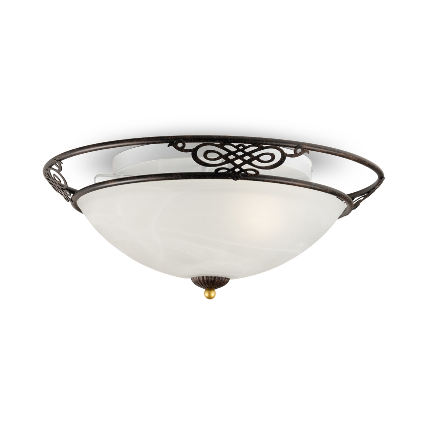 BRILAGI - Stropné svietidlo FRESCO 2xE27/40W/230V pr. 43 cm hnedé