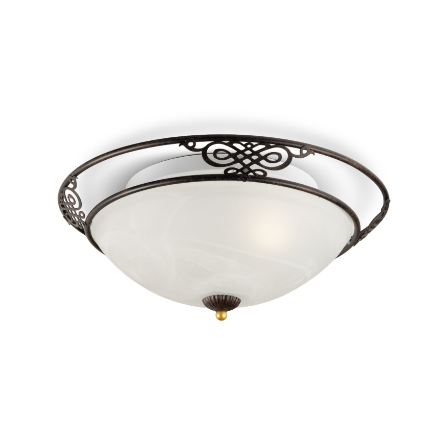 BRILAGI - Stropné svietidlo FRESCO 2xE27/40W/230V pr. 43 cm hnedé