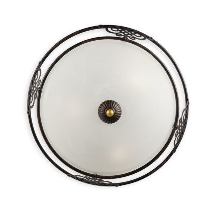 BRILAGI - Stropné svietidlo FRESCO 2xE27/40W/230V pr. 43 cm hnedé