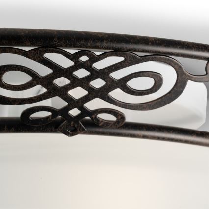 BRILAGI - Stropné svietidlo FRESCO 2xE27/40W/230V pr. 43 cm hnedé