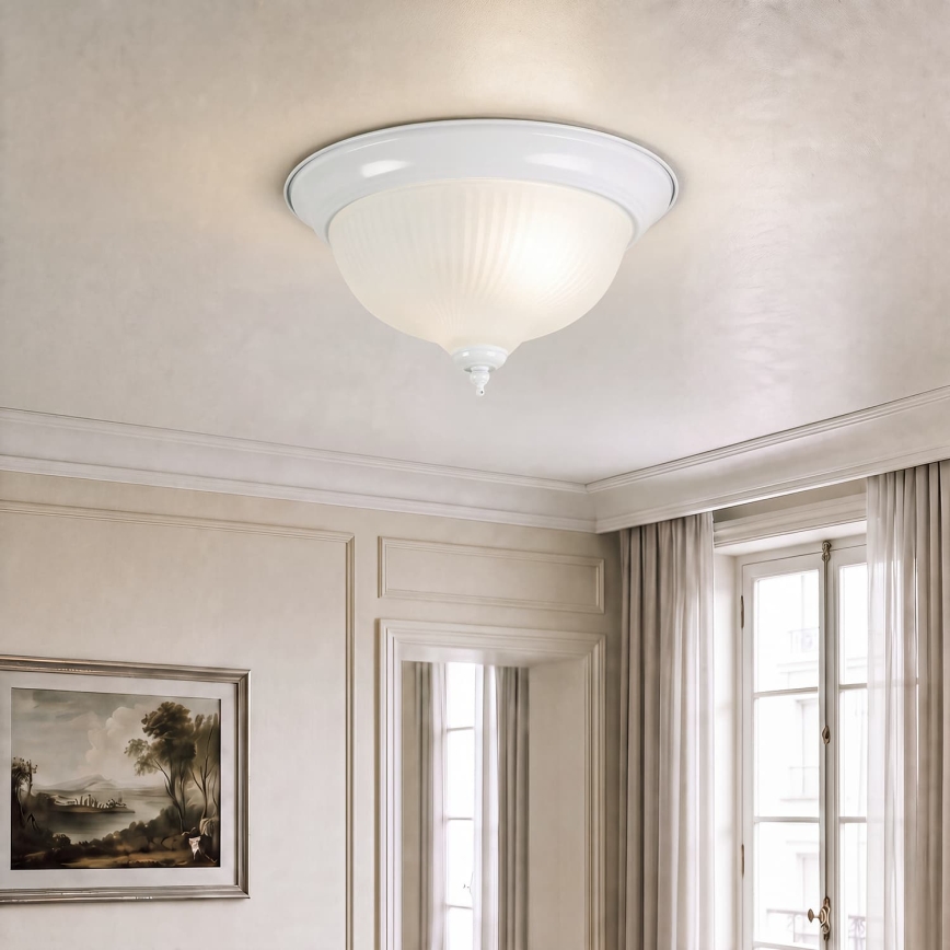 BRILAGI - Stropné svietidlo FRESCO 2xE27/40W/230V priemer 28 cm biela