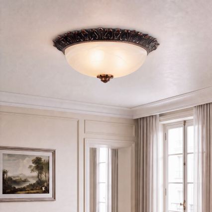 Brilagi - Stropné svietidlo FRESCO 2xE27/40W/230V, priemer 30 cm, bronzové