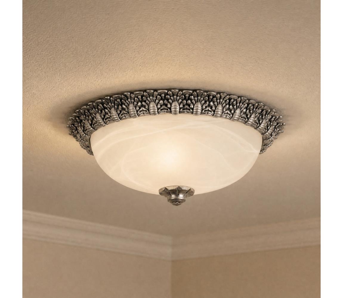 Brilagi - Stropné svietidlo FRESCO 2xE27/40W/230V priemer 30 cm strieborné BRSX6088/2C/M