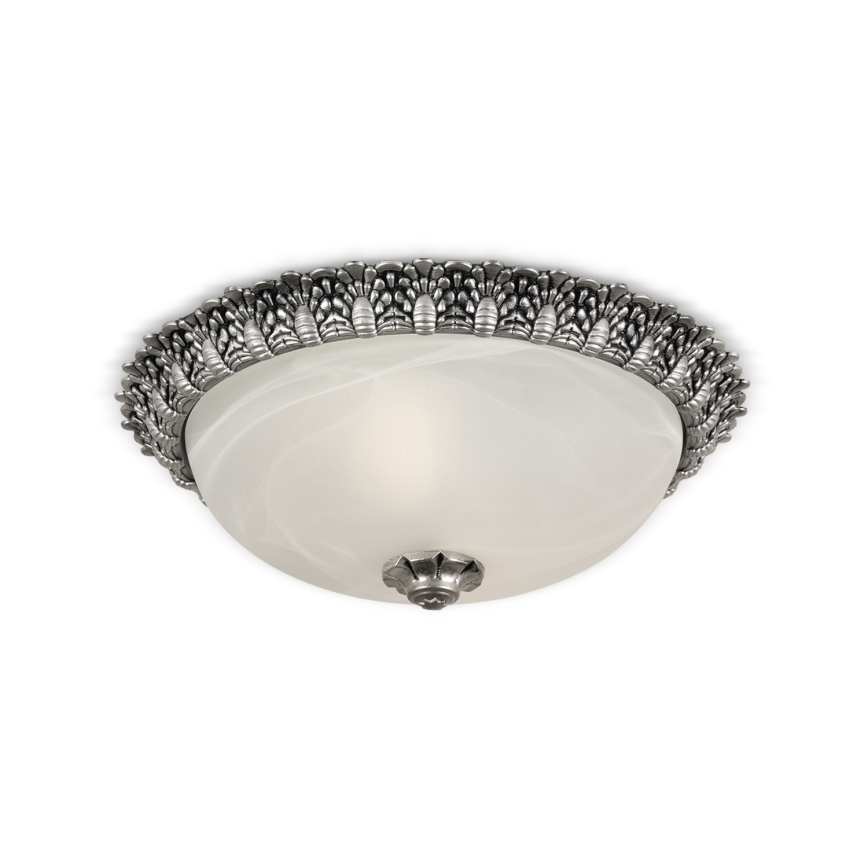 Brilagi - Stropné svietidlo FRESCO 2xE27/40W/230V priemer 30 cm strieborné