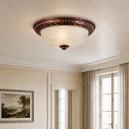 BRILAGI - Stropné svietidlo FRESCO 2xE27/40W/230V Ø 30 cm medené