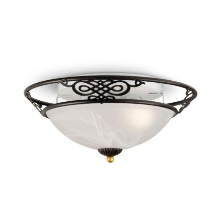 BRILAGI - Stropné svietidlo FRESCO 3xE27/40W/230V pr. 48 cm hnedá
