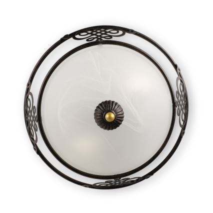 BRILAGI - Stropné svietidlo FRESCO 3xE27/40W/230V pr. 48 cm hnedá