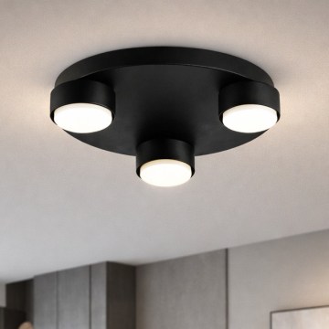 Brilagi - Stropné svietidlo MONO 3xGX53/12W/230V pr. 30 cm čierna