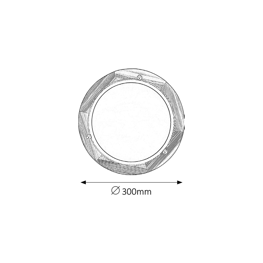 Brilagi - Stropné svietidlo ORBIS 1xE27/60W/230V, priemer 30 cm, borovica