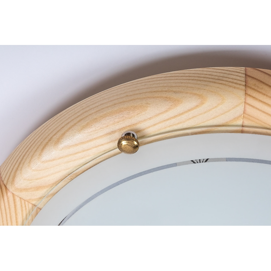 Brilagi - Stropné svietidlo ORBIS 1xE27/60W/230V, priemer 30 cm, borovica