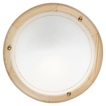 Brilagi - Stropné svietidlo ORBIS 1xE27/60W/230V, priemer 30 cm, borovica