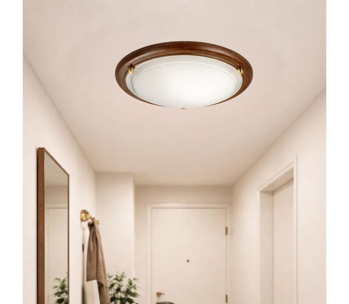 Brilagi - Stropné svietidlo ORBIS 1xE27/60W/230V, priemer 30 cm, borovica 63043