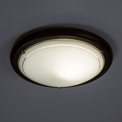 Brilagi - Stropné svietidlo ORBIS 1xE27/60W/230V, priemer 30 cm, borovica