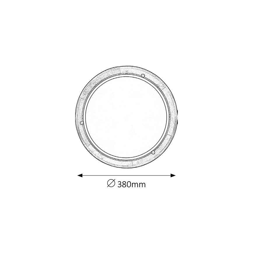Brilagi - Stropné svietidlo ORBIS 2xE27/60W/230V pr. 38 cm borovica