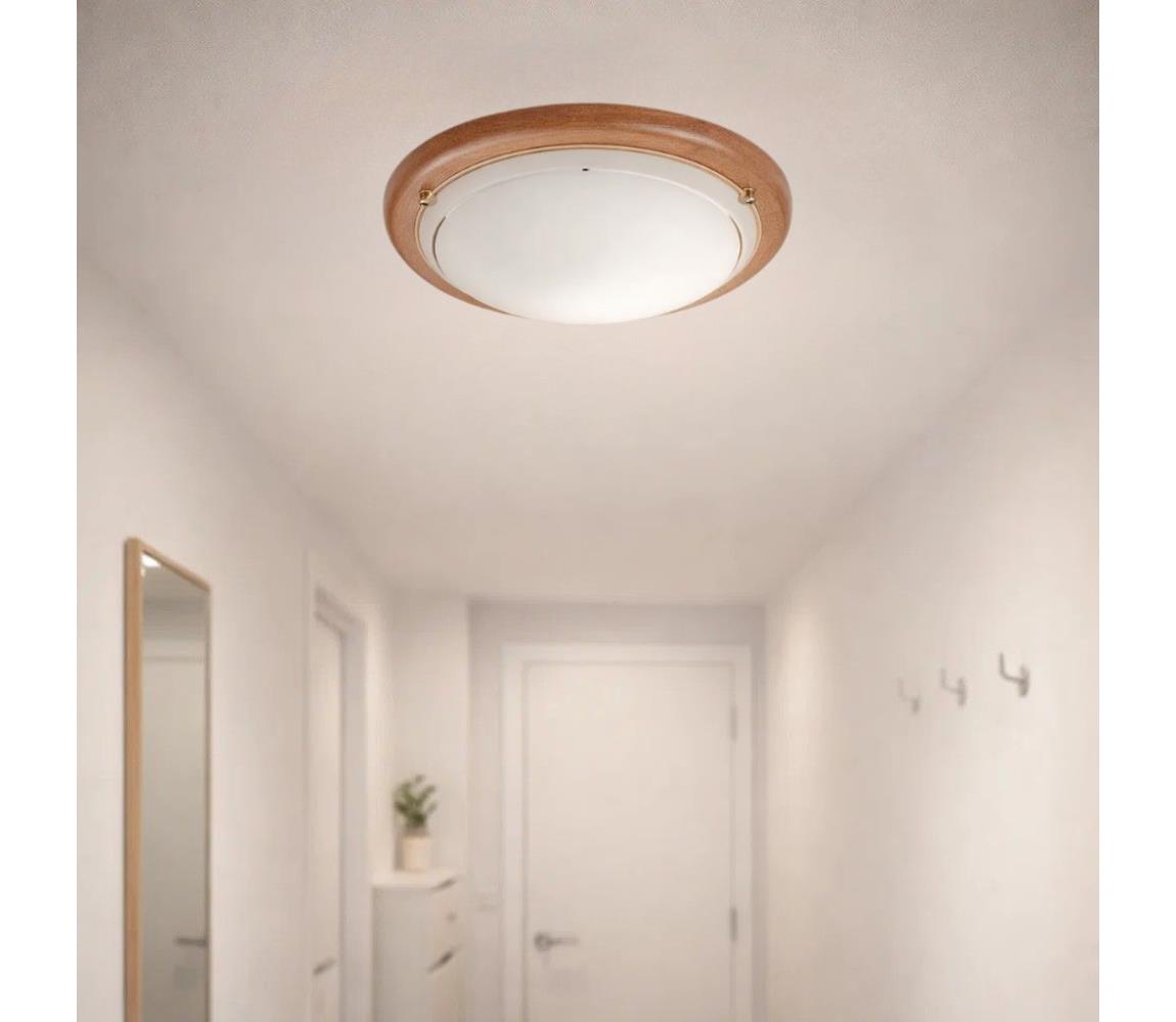 Brilagi - Stropné svietidlo ORBIS 2xE27/60W/230V priemer 38 cm borovica 63046