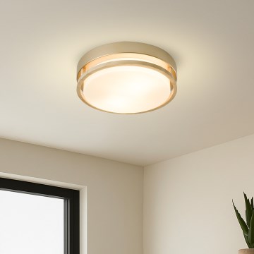 Brilagi - Stropné svietidlo ORINO 2xE27/40W/230V priemer 27 cm zlatá/dub