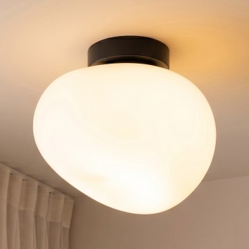 BRILAGI - Stropné svietidlo PEBBLES 1xE27/40W/230V pr. 20 cm čierna